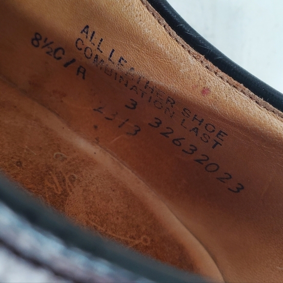 Vtg Hanover LB Sheppard Shoes Mens 8.5 C/R - Picture 4 of 16